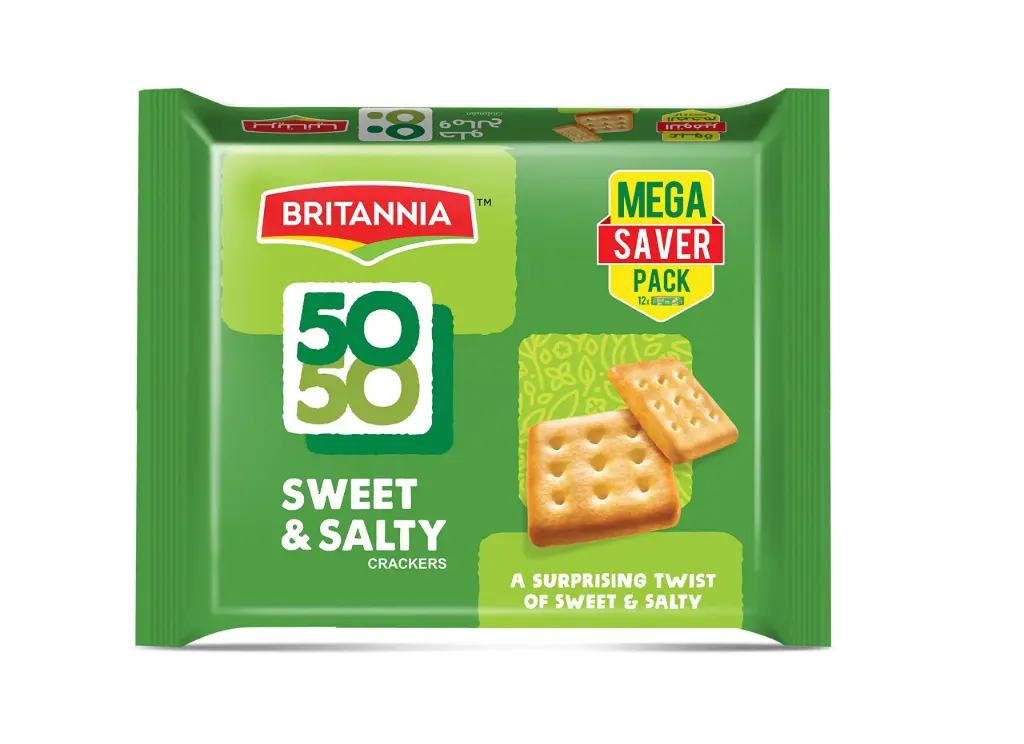 Britannia 50-50 Sweet & Salty 71 Gm