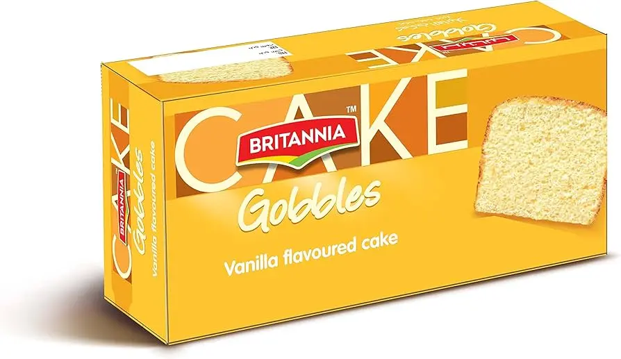Britannia Gobbles Vanilla Cake 300 Gm