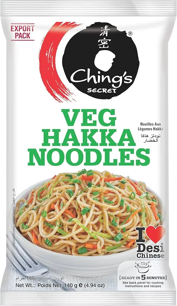 Chings Veg Hakka Noodles 140 Gm