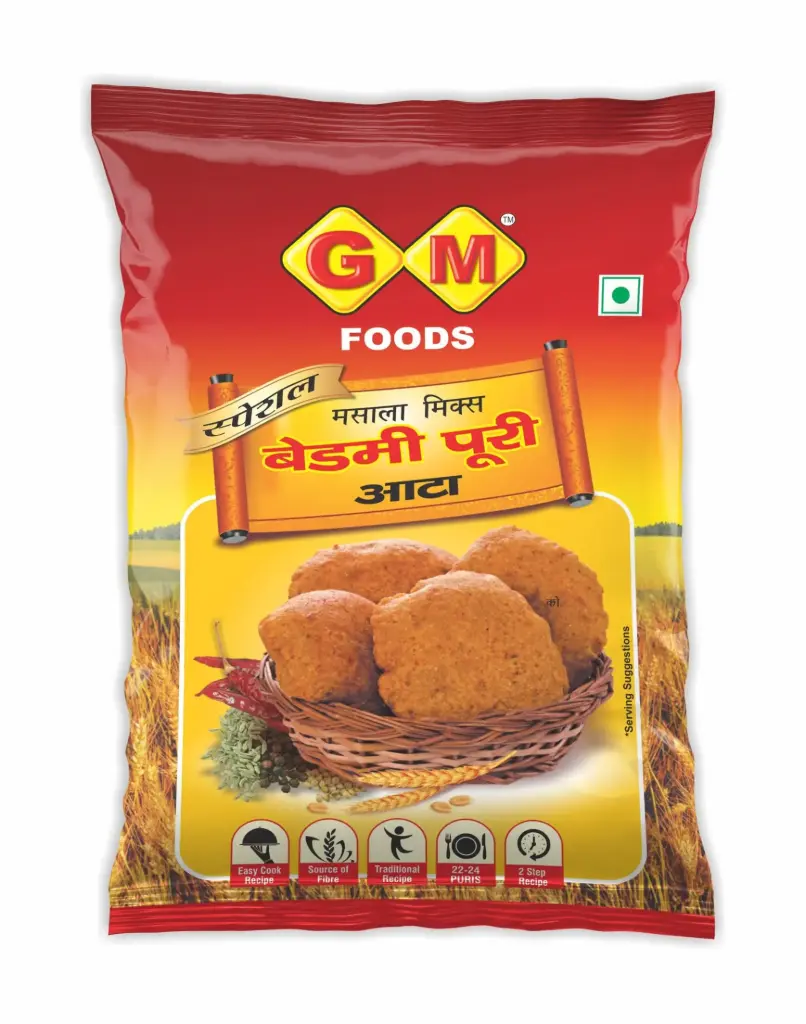 GM Foods Bedmi Puri Atta 1Kg