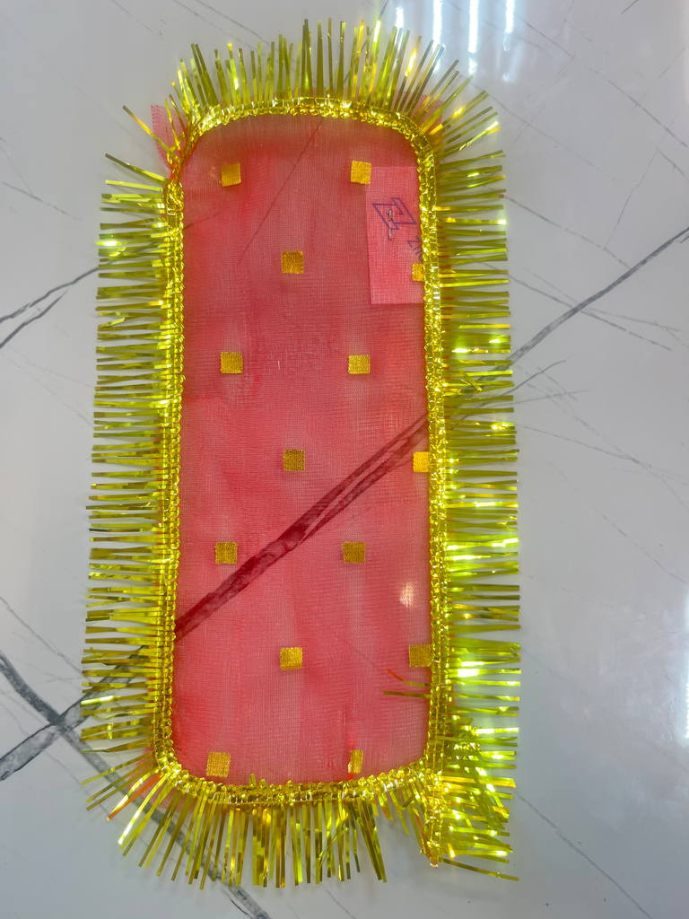 KTD Gopala Fancy Net Mix Chunni No. 02 (13X23)cm