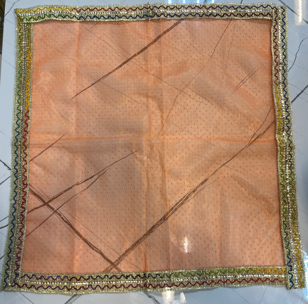 KTD Gopala Fancy Net Mix Chunni No. 12 (49X49)cm