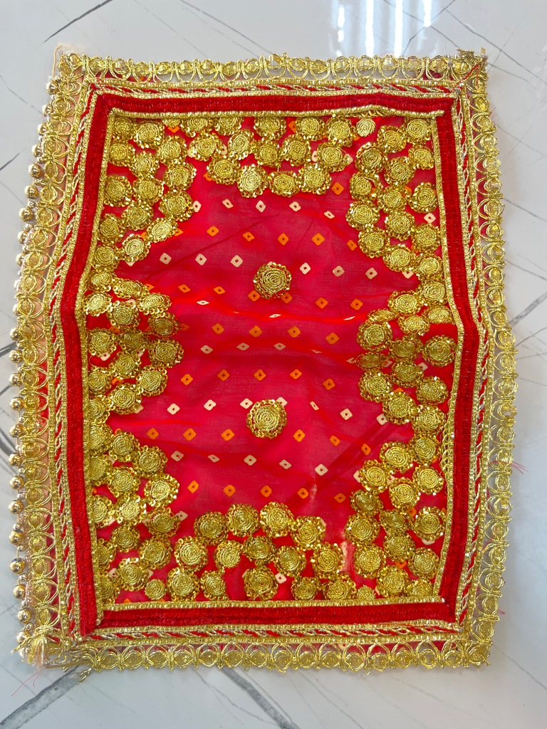 KTD Gopala Fancy Net Mix Chunni No. 15 (21x30)cm
