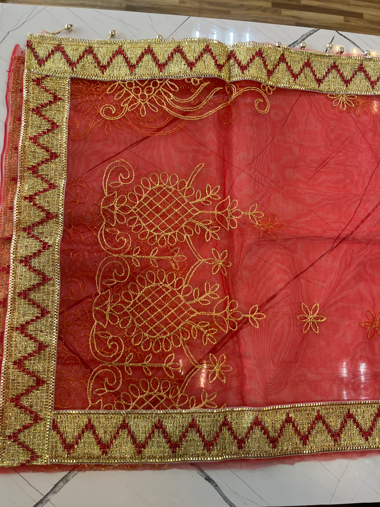 KTD Gopala Fancy Net Mix Chunni No. 24 (51X96)cm
