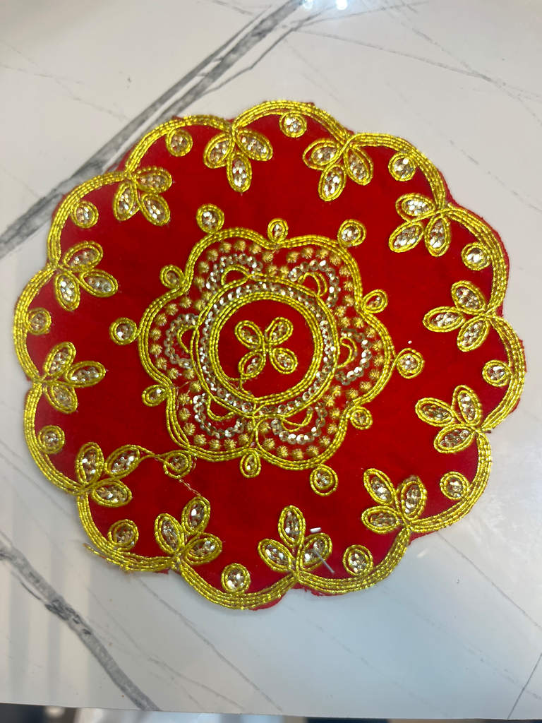 KTD Gopala Fancy Velvet Aasan No. 06 (15cm)