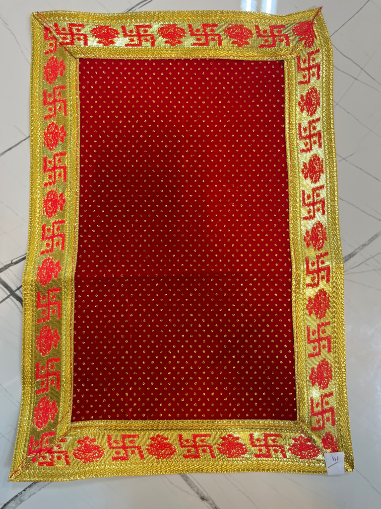 KTD Gopala Fancy Velvet Aasan No. 14 (23x33)cm