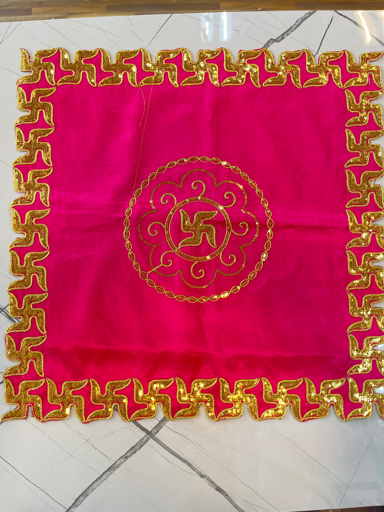 KTD Gopala Fancy Velvet Aasan No. 25 (45x45)cm