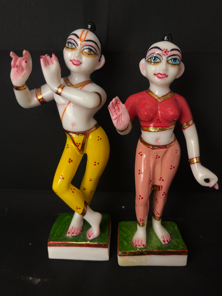 KTD Gopala Juggal Jodi 22/21cm Marble No. 599 (Pair)