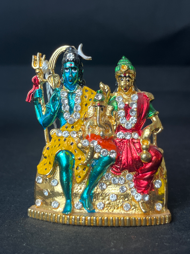 KTD Gopala Shiv Parivar 6.5cm Steel No. 62