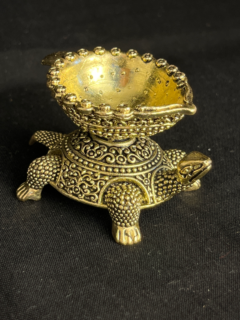 KTD Gopala Diya Turtle Brass (Prem) 75Dh