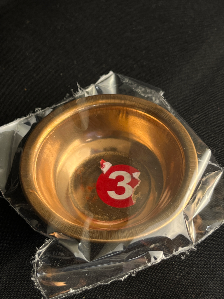KTD Gopala Copper Plain Bowl 6.2cm App. 3Dh