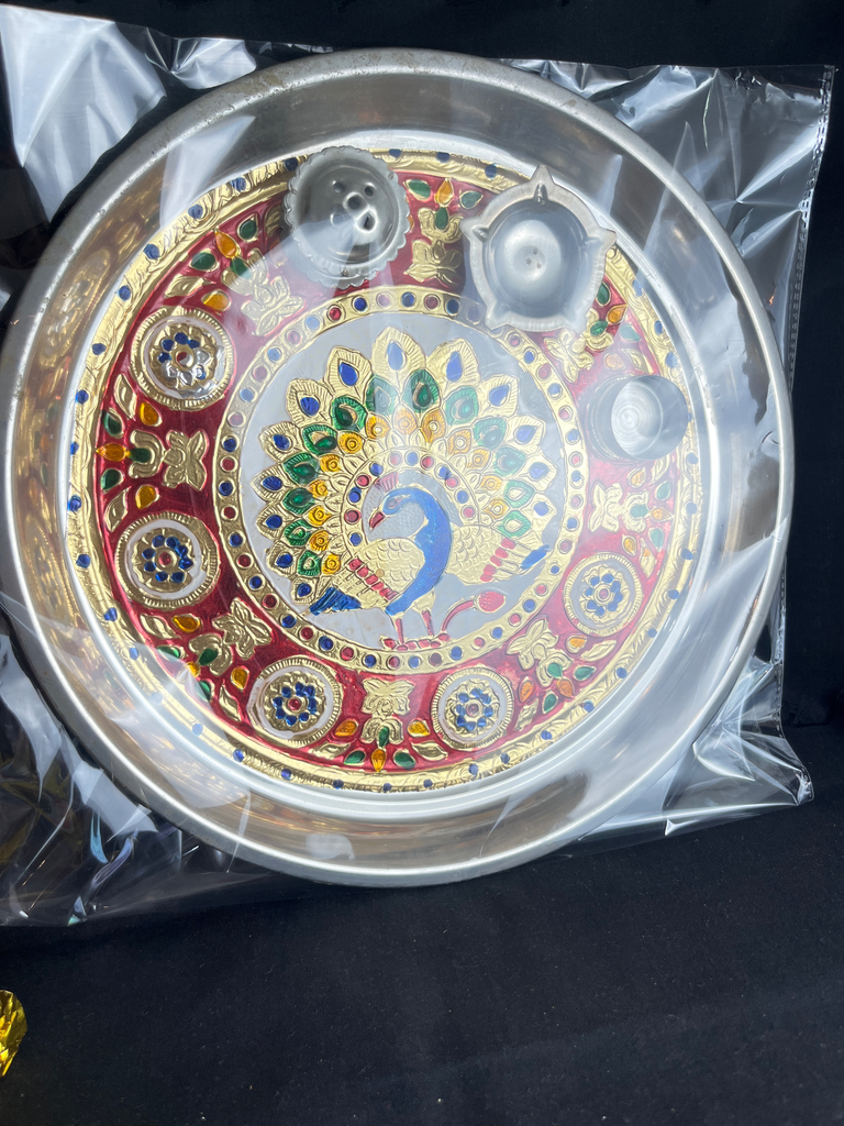 KTD Gopala Steel 3P Thali 28cm 22Dh