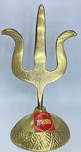 KTD Gopala Brass Mata Trishul 9.8cm App 15Dh