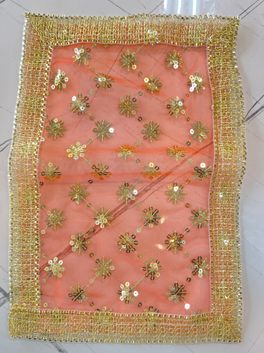 KTD Gopala Fancy Net Mix Chunni No. 05 (23x34)cm