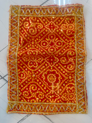 KTD Gopala Fancy Net Mix Chunni No. 06 (15X37)cm