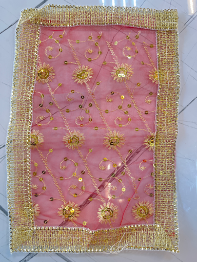 KTD Gopala Fancy Net Mix Chunni No. 06 (33X23)cm
