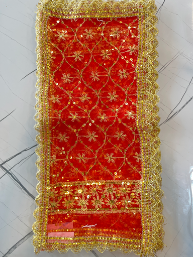 KTD Gopala Fancy Net Mix Chunni No. 10 (20X40)cm
