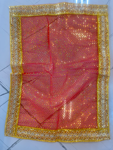 KTD Gopala Fancy Net Mix Chunni No. 10 (31x48)cm