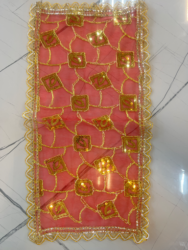 KTD Gopala Fancy Net Mix Chunni No. 15 (22X49)cm