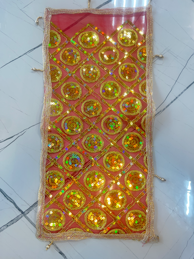 KTD Gopala Fancy Net Mix Chunni No. 15 (22x43)cm