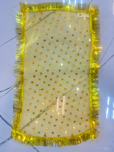 KTD Gopala Fancy Net Mix Chunni No. 6 (40x25)cm