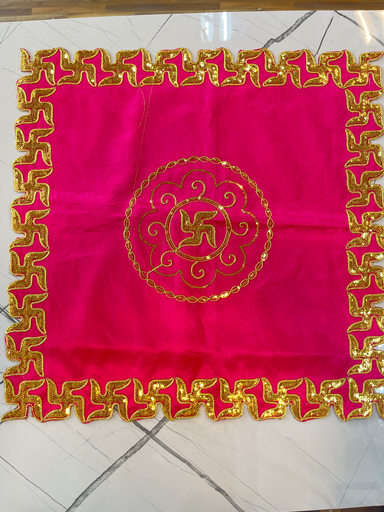 KTD Gopala Fancy Velvet Aasan No. 25 (45x45)cm