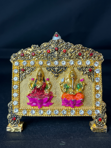 KTD Gopala Lakshmi & Ganesh Ji 8.2cm Steel No. 69