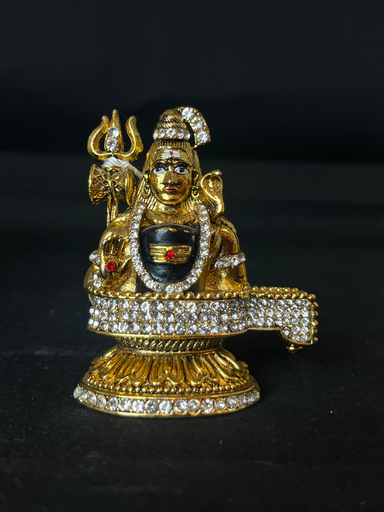 KTD Gopala Shiv Ji Shivling 6.5cm Steel No. 45