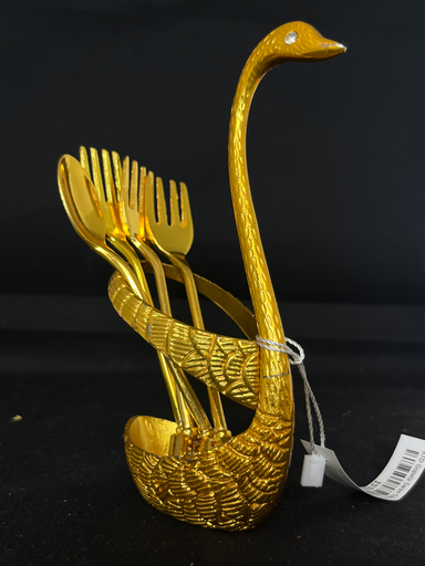 KTD Gopala Swan Spoon & Fork Decoration No. 40
