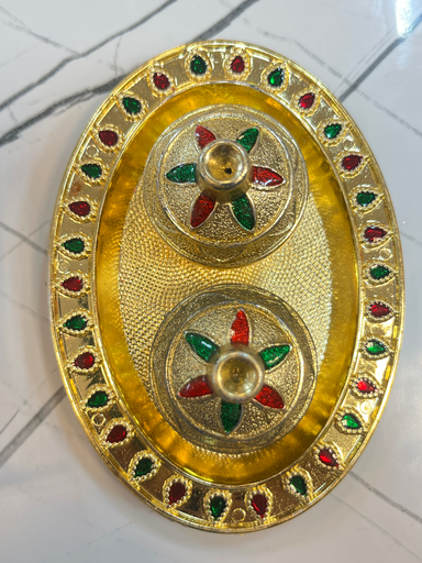KTD Gopala Plastic Kumkum Roli Thali 5.5Dh