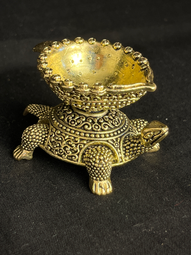 KTD Gopala Diya Turtle Brass (Prem) 75Dh