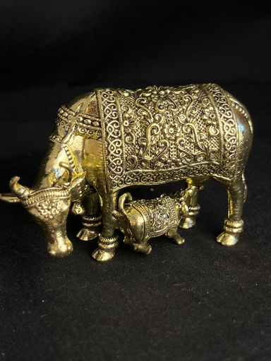 KTD Gopala Kamdhenu Ji 4.7cm Brass (Prem) 199Dh