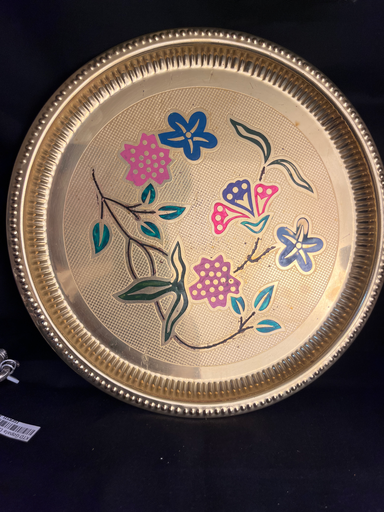 KTD Gopala Brass Designer Thali 28cm 59Dh