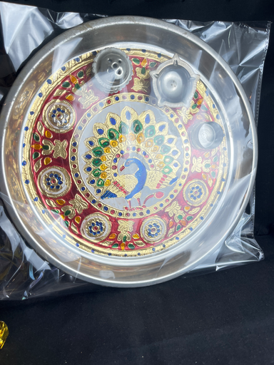 KTD Gopala Steel 3P Thali 28cm 22Dh
