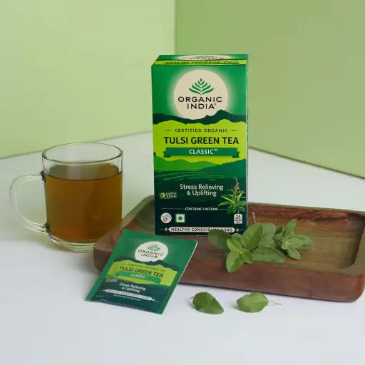 Organic India Tulsi Green Tea Classic 25B