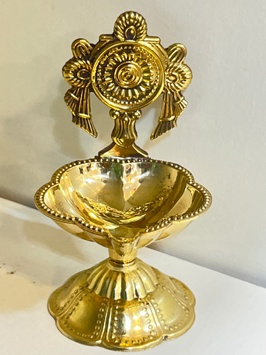 KTD Gopala Brass Shankh Diya 89Dh